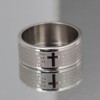 ZENSE - Men's ring with Our Father prayer Latin cross