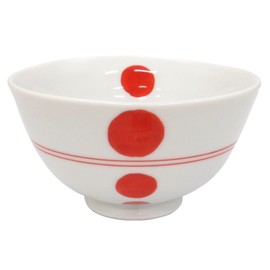 Hasami Ware Koso Kiln Health Guideline Bowl, Line Round Crest (Small)