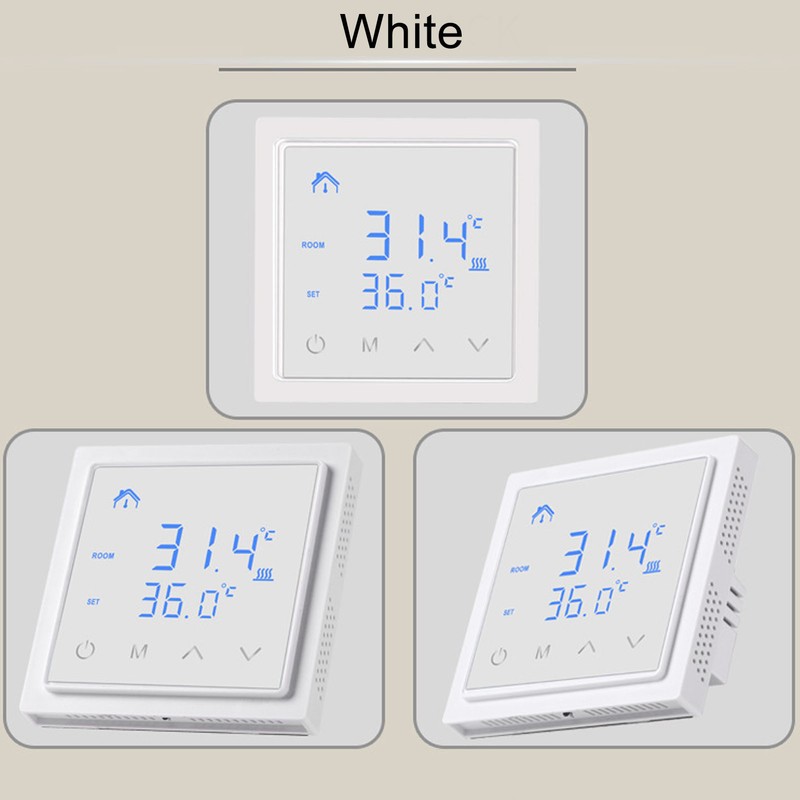 Electric Underfloor Heating Thermostat LED Display High Accuracy Anti False