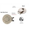 Golf Marker Clip Alloy Strong Magnetic Base with Hat Clip