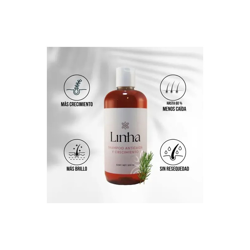 Shampoo Anticaída Y Crecimiento Con Vitaminas Linha 500ml