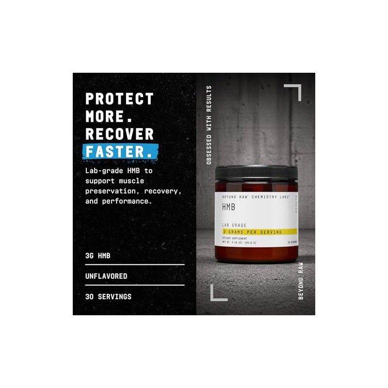 Beyond Raw Chemistry Labs CHL HMB 94.8 Grs Suplemento alimenticio