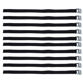 SH-RuiDu Pack of 10 Zinc Alloy Pressure Buckle Dirt Nylon Lashing Strap for Goods Luggage Tie Down Strap Pressure Buckle Strap Lashing Strap Nylon Buckle Strap Press Buckle Strap