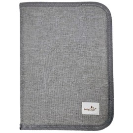 Baby Dyoli Baby Document Bag Newborn Unisex Boy or Girl Document Bag Baby Shower Gift Passport Organizer Grey
