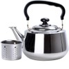 Aramco Alpine Cuisine Tea Kettle & Strainer, 3 L, Stainless