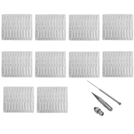 Universal Parts Accessory Compatible with Blemish Removal Tools: 100 Fine Tips+1 Thick +1 Cap