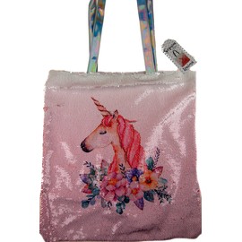 Lesser & Pavey Reversible Sequin Unicorn Shopper Bag