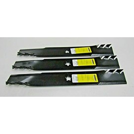 3 USA Predator Blades Compatible with Craftsman Husqvarna 54" Deck 187254 187256 532187256