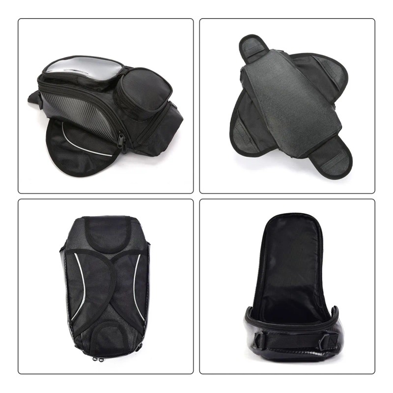 Bolsa De Depósito Mochila Para Moto Con Tanque Imanes Correa
