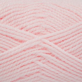 King Cole 1412512 Big Value Baby Chunky Soft Pink Yarn - 152M, 100g