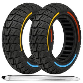 10x2.75/10x2.70-6.5 Electric Scooter Solid Tire, 70/65-6.5 Tire Replacement for Hover-1 Alpha, Hiboy Titan PRO, Emove Cruiser, Evercross H5,Dualtron 3,Speedway 5,Kugoo G-Booster G2 Pro- 3 colour