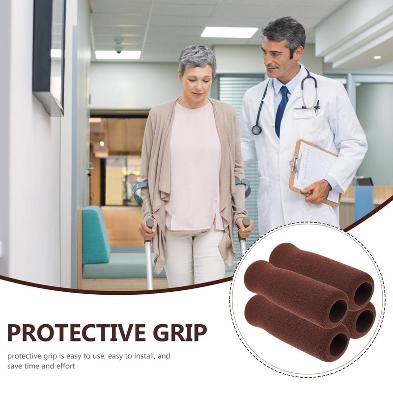 JECOMPRIS Cane Handle Cover - Foam Hand Grip for Walking
