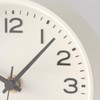 Muji 15915217 Analog Clock Small (with Stand) Wall Clock, White