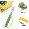 OHPHCALL Car Handle Assist Elderly Fork Spoon for Disabled People