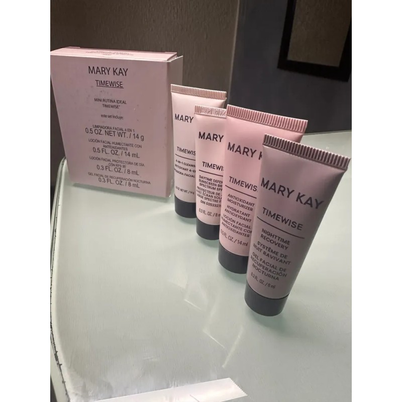 Mini Rutina Facial Timewise Mary Kay Piel Grasa Para Viaje