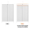 Yaheetech Wooden Floor Cabinet, Side Storage Organizer with 4 Drawers