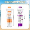 Sonnencreme LSF 100,2er Pack Sonnencreme für Gesicht und Körper,SPF 100