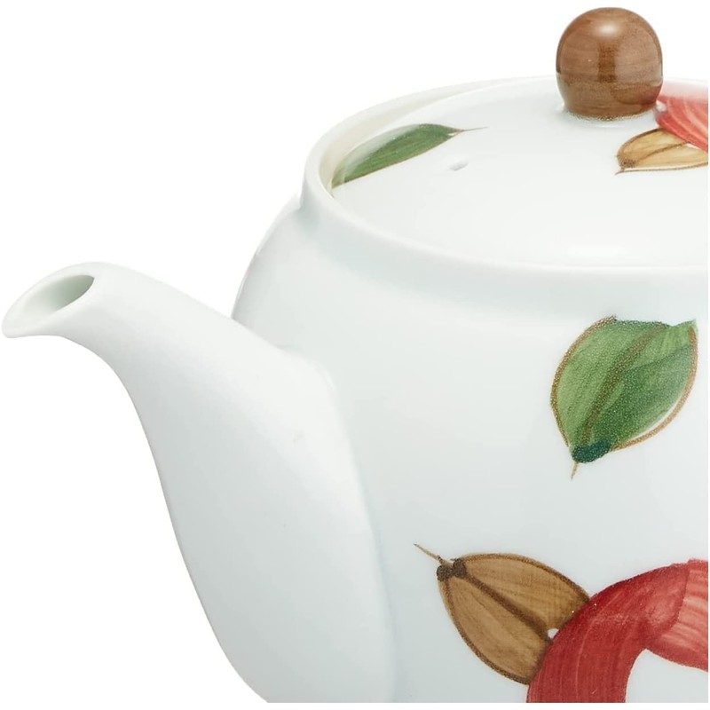 Hasami Ware 60184 Pot, Maru Camellia Pattern (Super Stainless Steel