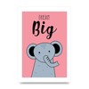 Lithobee - Nursery Dream Big - Printed Wall Art Design