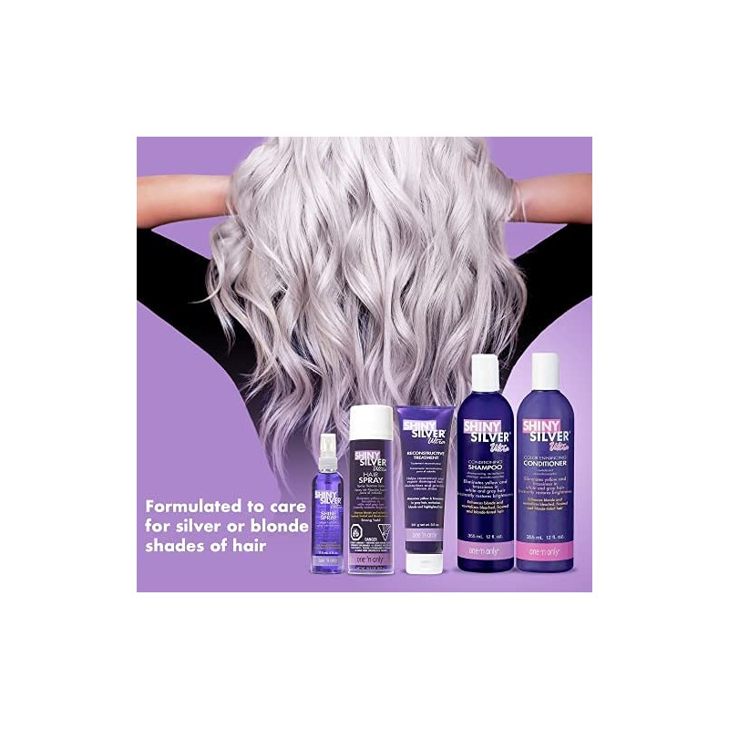 Shiny Silver Ultra Shampoo Conditioning 12oz (2 Pack)