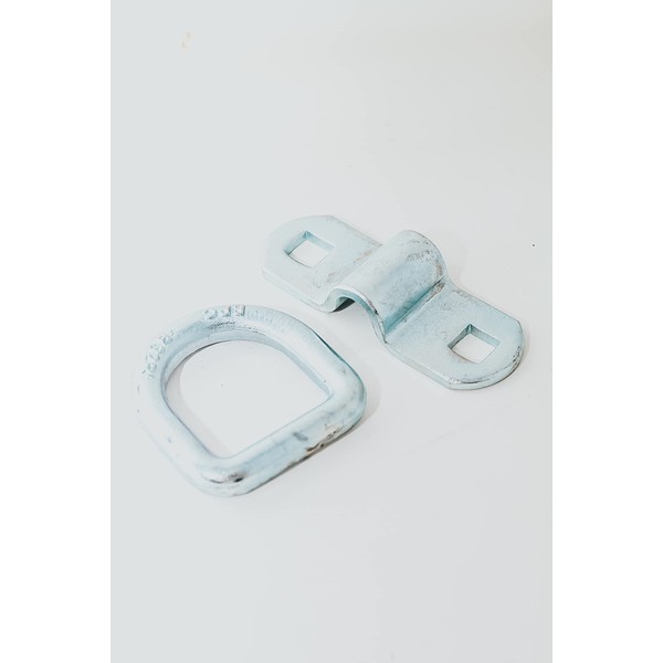 Rope Ring, Steel, 3/8" Dia, 6000 lb. Cap. (4 Pieces)