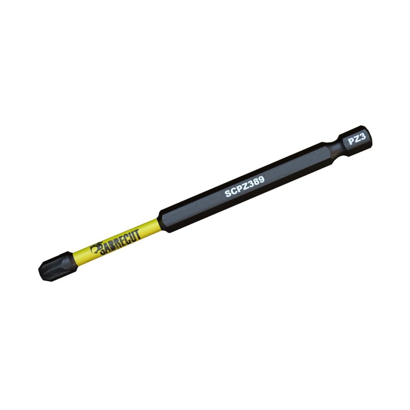 5 x SabreCut SCPZ389_5 89mm PZ3 Magnetic Impact Screwdriver Driver