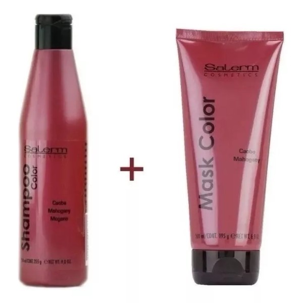 Salerm ® Mantenimiento Color Caoba Shampoo + Mascarilla