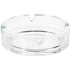 Pasabahce 8018611 Pack of 2 Glass Bistro Ashtray, Cm 10.7