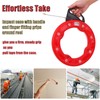 30M Fiberglass Fish Tape Reel Puller Conductive Electrical Cable Puller