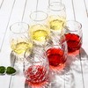 Stemless Wine Glasses Set of 12, 17 oz Red White