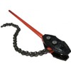 Heavy Duty Chain Pipe Wrench Gripping Pipe Diameter 4'', Handle