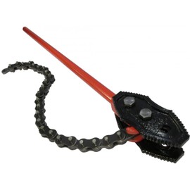 Heavy Duty Chain Pipe Wrench Gripping Pipe Diameter 4'', Handle 29'' WT-2091