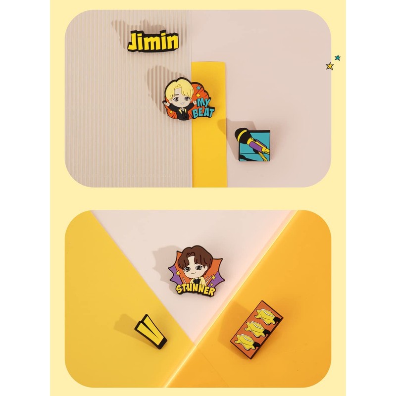 ROYCHE TinyTAN Butter Rubber Pin (SUGA) RUBBER PIN BADGE Butter