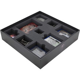 Feldherr Foam Set Compatible with Tainted Grail: The Decline Avalons - Red Death + Echoes of The Past - Board Game Box