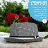 Thorness Grey Rude boy ska Pork Pie hat, Size 61cm,