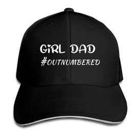 Waldeal Men's Girl Dad Outnumbered Baseball Cap Father's Day Dad Hat from Wife Daughter
