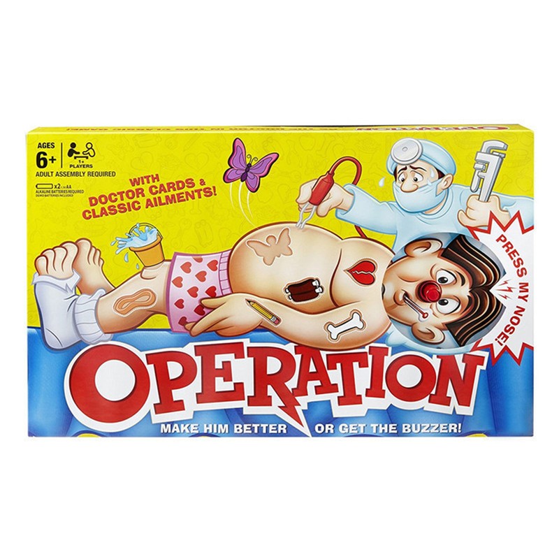 Operation Classic Children's Family Game Board Game Doctor Operation Game