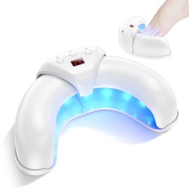 Nail Treatment Led Cleaning Light Device, Nail Cleaning Light for Multiple Fingernails & Toenails, Effective for Damaged Discolored Thick Nails, ZJD-003