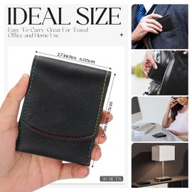 Geosar 50 Set Travel Manicure Kit Nail Clippers Pedicure Professional Nail Care Tools Stainless Steel Grooming Nail Set with Portable Travel Case Gifts for Family(Black)