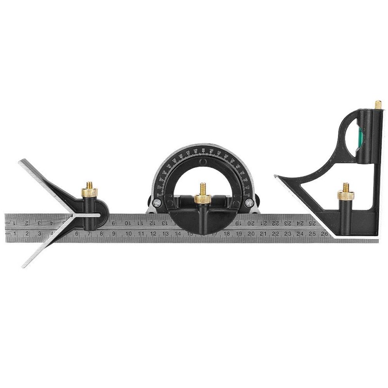 Stainless Steel Angle Ruler, Square Set Combination Square 0 180°