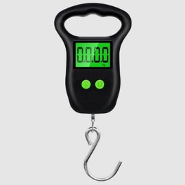 50kg/10g Digital Hanging Scales Portable Luggage Weight Scales Electronic LCD Display Fish Scale with Comfortable Handle Hook