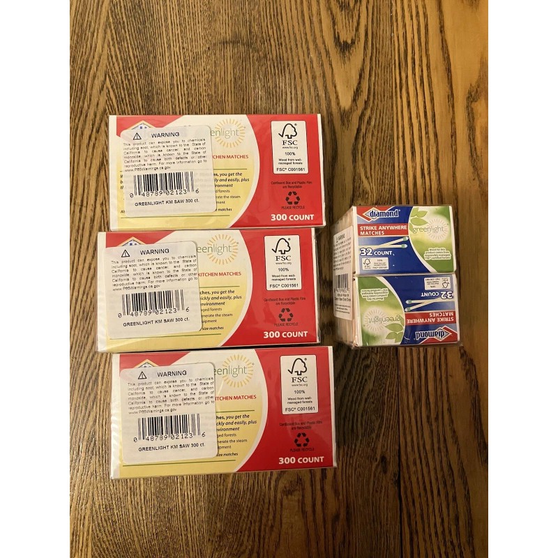 (4 Boxes) (300 & 32 Per Box) Greenlight Diamond Strike