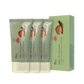 Ikel Ekel Snail Four-in-One Sun Cream 70ml-3 Pieces Sunscreen Recommendation Sunblock Sunblock... / 이켈 달팽이 포인원 선크림 70ml-3개 선크림추천 자외선차단제 선블...