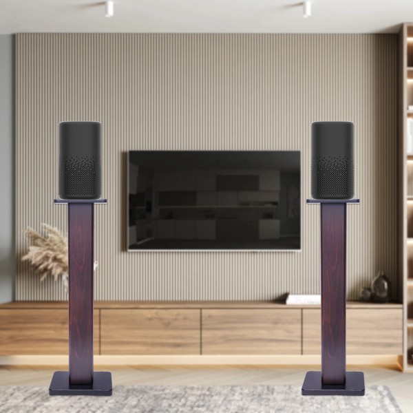 n/a 2Pcs Bookshelf Speaker Stands Surround Sound Speaker Theater Floor