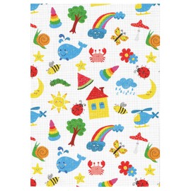 ARKRAFT Wrapping Paper 4 Sheets XXL Contains 6 Stickers (F4 07)