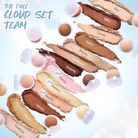 Kosas Polvo Fijador Facial Cloud Set - Control de Brillo Suavizante, Acabado de Maquillaje Translúcido Suave y Transparente, Polvo de Hornear...      