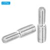 PATIKIL 5pcs M4*M5*20 Double End Thread Stud Bolts 304 Stainless