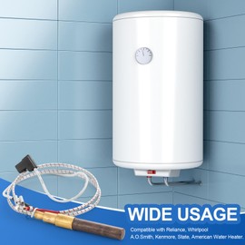 100112328 Minivolt Thermopile for Water Heater, 21" 100112328 Thermopile Assembly Compatible with Reliance Whirlpool, A.O.Smith, Kenmore, Replace Model 6911197, 9007872005, 100094024