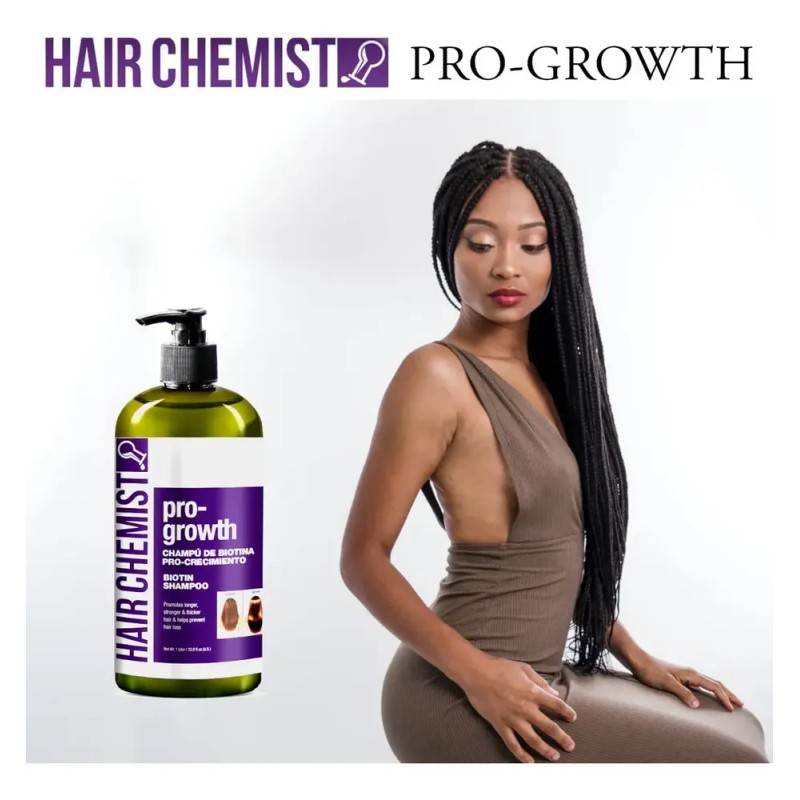 Champú Hair Chemist Pro-crecimiento con Biotina 1l Para