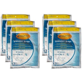For GE 18 GE Canister CN1 CN-1 Vacuum Bags, White Westinghouse Home Cleaning System ...